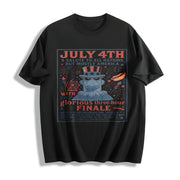 But Mostly America Cotton T-Shirt in Black