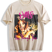 Live Through This Vintage Washed T-Shirt in Beige