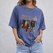 Manon Blackbeak vintage washed oversized T-shirt in Blue