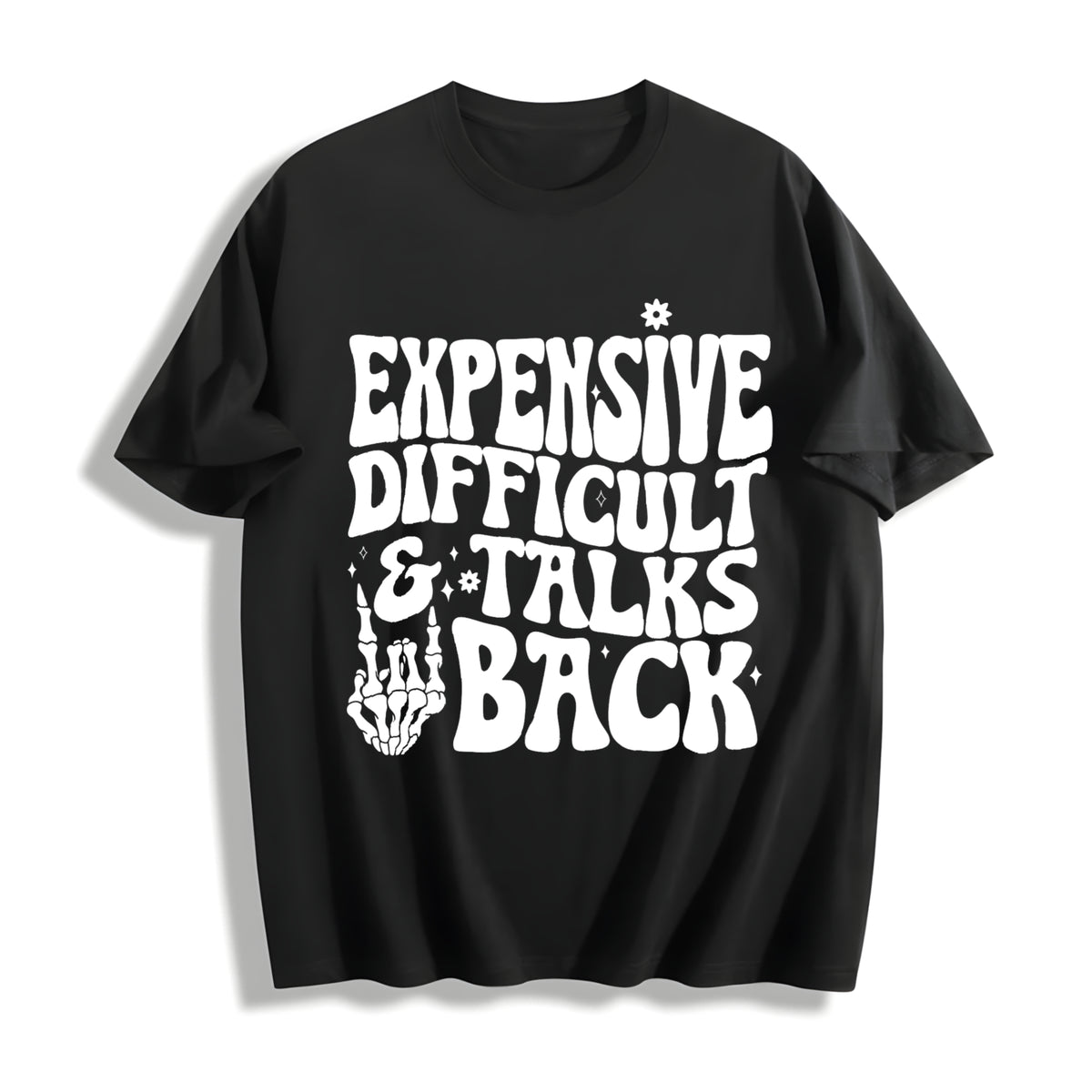 Expensive Difficult and Talks Back Cotton T-Shirt in Black