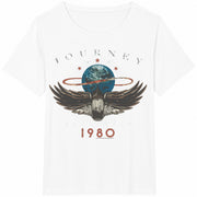 Journey Departures 1980 Cotton T-Shirt in White