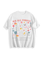 Neurodiversity for BCBA Cotton T-Shirt in White
