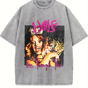 Live Through This Vintage Washed T-Shirt in Gray