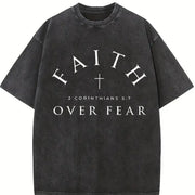 Appearance Bold Vintage Washed T-Shirt in Black