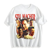 Stu Macher 90s Bootleg Classic Cotton T-Shirt in White