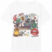2026 Treaty Oak Revival Treaty O REV Letter Back Retro Cotton T-Shirt in White