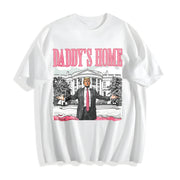 Daddy's Home President Trumpp Cotton T-Shirt in White