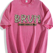 Heavy Retro Urban Vintage Washed T-Shirt in Red