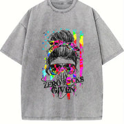 ZERO S GIVEN 25 vintage washed oversized T-shirt in Gray