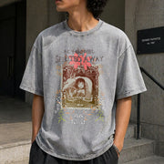 Studio Ghibli Soot Sprites Vintage Washed T-Shirt in Gray
