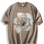 Wild Flowers Wildflowers Vintage Washed T-Shirt in Brown