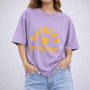 Ilya Rozanov 81-Boston Raiders vintage washed oversized T-shirt in Purple