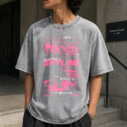 Nissan Skyline Vintage Washed T-Shirt in Gray