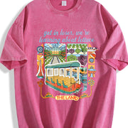 Get in Loser Vintage Washed T-Shirt in Red