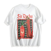 Chili Sauce Cotton T-Shirt in White