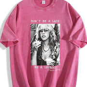 Don't Be a Be a Legend Vintage Washed T-Shirt in Red