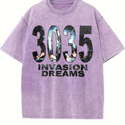 Vest an Essential Item Vintage Washed T-Shirt in Purple