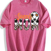 Soccer Mom Vintage Washed T-Shirt in Red