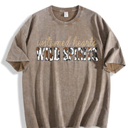 For Christmas a Water Vintage Washed T-Shirt in Brown