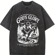 God's Glory Christian SO MY SOUL PANTS FOR YOU vintage washed oversized T-shirt in Black