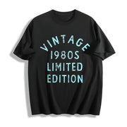 1980s 1980 Theme Classic for Ladies Cute Ladies Novelty Cotton T-Shirt in Black