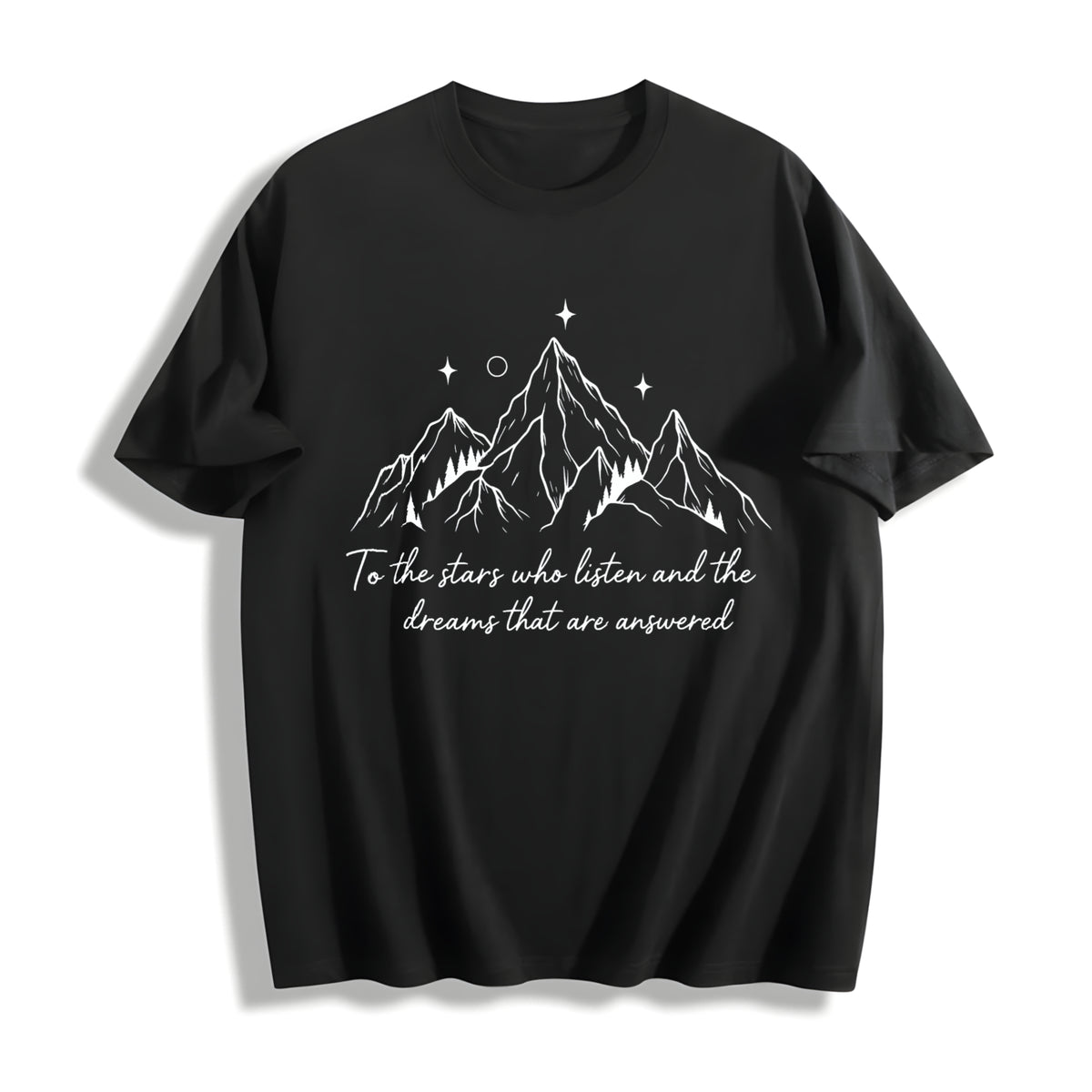 Acotar Rhysand Book Acotar for Friends Librarian Cotton T-Shirt in Black