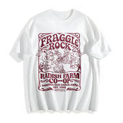 Fraggle Rock Radish Farm Cotton T-Shirt in White