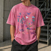 Be Kind to All Kinds Vintage Washed T-Shirt in Red