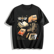 Fourth Wing Series for Fans Cotton T-Shirt in Black