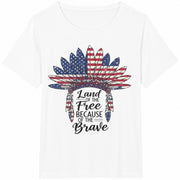 4th of July Indigenous Cotton T-Shirt in White