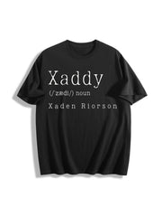 Xaddy Xaden Riorson Cotton T-Shirt in Black