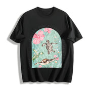 I Will Be with You Cotton T-Shirt in Black