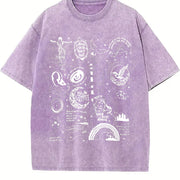 Stevie Nicks Tracklist Vintage Washed T-Shirt in Purple