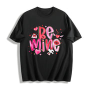 🌹 Love Cupid Says Be Mine Cotton T-Shirt in Black