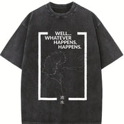 Cowboy Bebop Anime /. Vintage Washed T-Shirt in Black