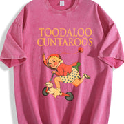 Toodaloo Cuntaroos Vintage Washed T-Shirt in Red
