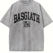 Basgiath War College Fourth Wing Violet Sorrengail vintage washed oversized T-shirt in Gray