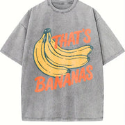 That's Bananas Vintage Washed T-Shirt in Gray