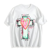 God Is Good All the Time Cotton T-Shirt in White