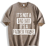 It's Not a Dad Bod It's Vintage Washed T-Shirt in Brown