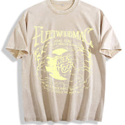 Fleetwood Mac Sisters of the Moon Vintage Washed T-Shirt in Beige