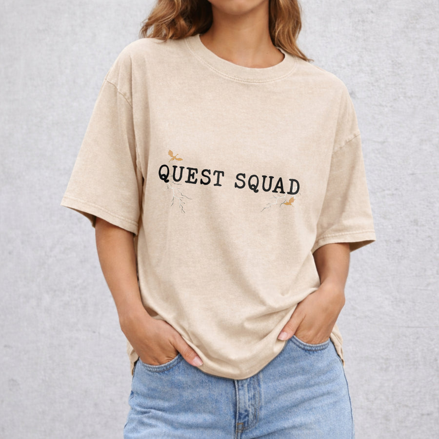 Onyx Storm vintage washed oversized T-shirt in Beige