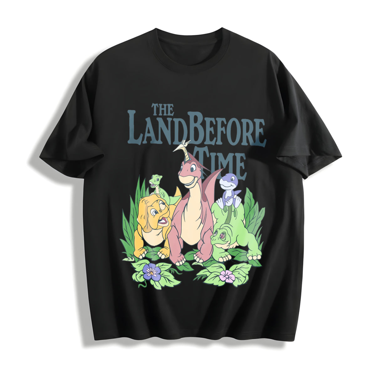 The Land Before Time Cotton T-Shirt in Black