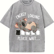 Batik Brand Popular Vintage Washed T-Shirt in Gray