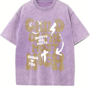 Youngsters of the Most High Vintage Washed T-Shirt in Purple