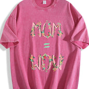 Mommy Is Awesome! Vintage Washed T-Shirt in Red