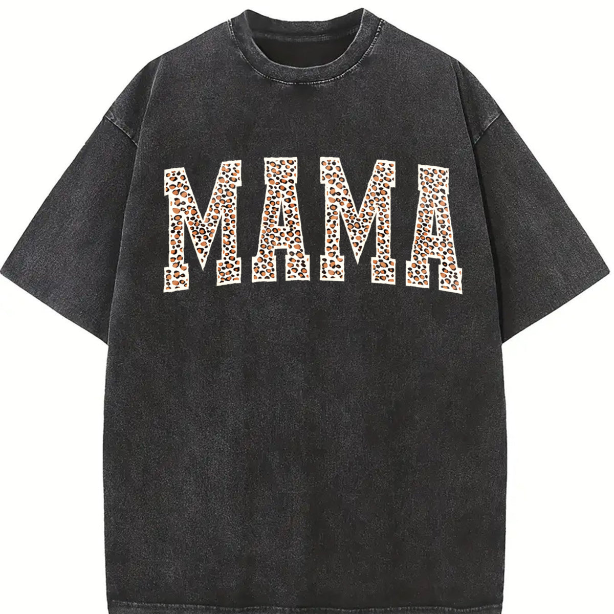 Washable Batik Perfect for Moms Vintage Washed T-Shirt in Black