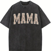 Washable Batik Perfect for Moms Vintage Washed T-Shirt in Black