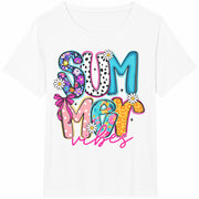 Floral Vibes Cotton T-Shirt in White