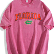 And Matching 2026 New Vintage Washed T-Shirt in Red